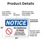 Signmission No Chemicals In Trash, 24 in W x Rectangle, Plastic OS-2PACK-NS-P-1824-L-16052 - alternate 6